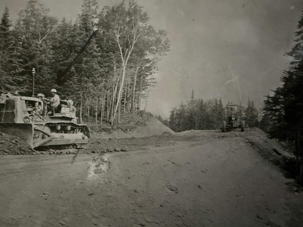 asphalt paving project on Highway 1